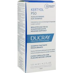 Eine Packung Shampoo von Ducray zur Behandlung von schuppiger Kopfhaut.
